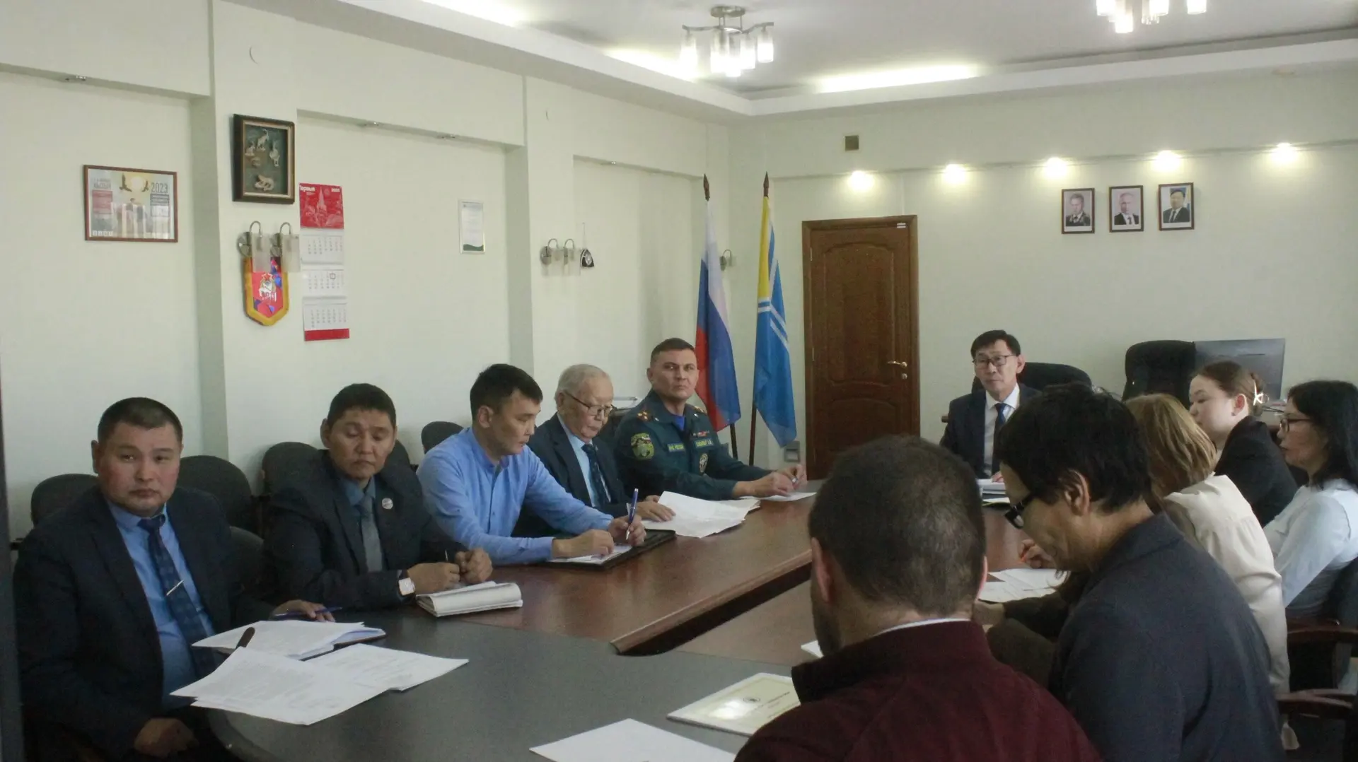 В Доме Правительства Республики Тыва прошло заседание эвакуационной комиссии в рамках В...