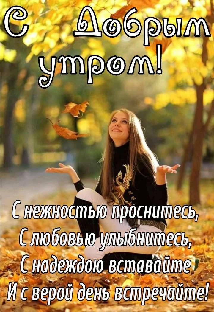 Доброго осеннего утра!☀️🍁