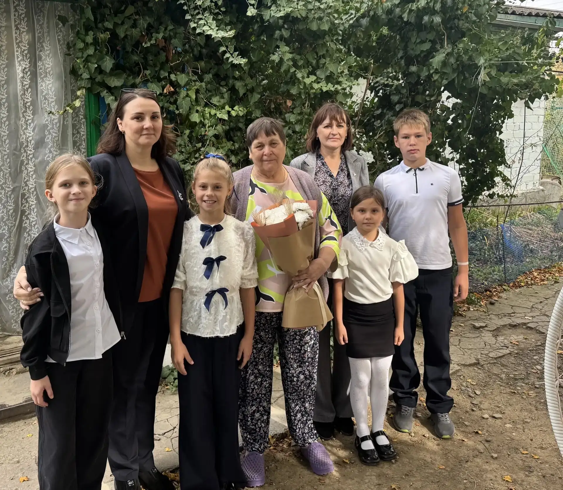 Сегодня в с. Подлесном чествовали одну из сельских женщин , Терещенко Галину Викторовну...