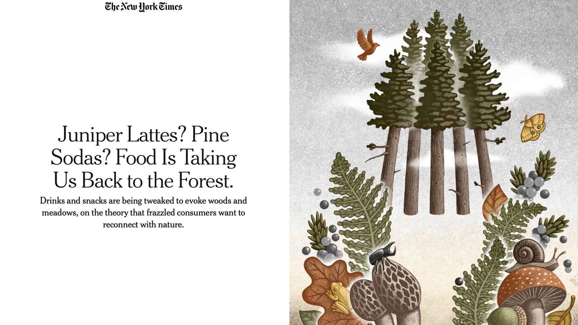 Кофейни и рестораны захватывает тренд на «лесофикацию», пишет The New York Times. Общеп...