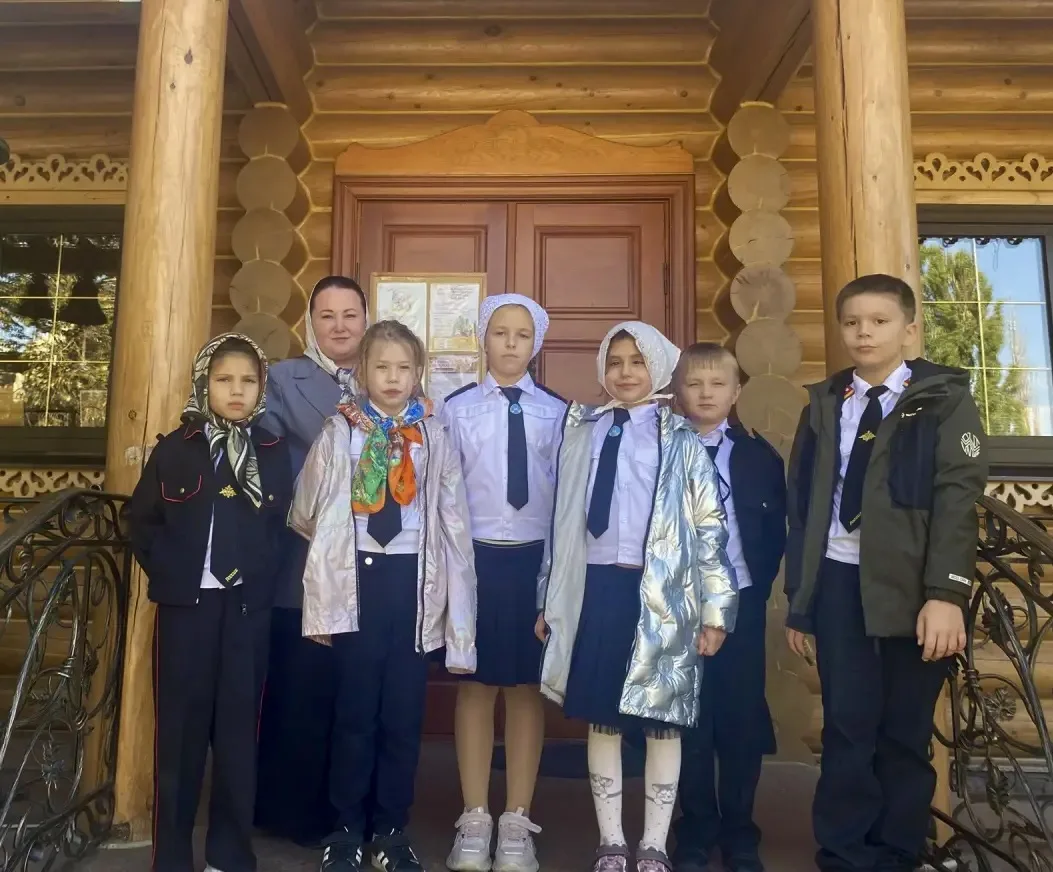 Приход святой мученицы Татианы при КубГАУ посетили обучающиеся 2 «Б» класса казачьей на...