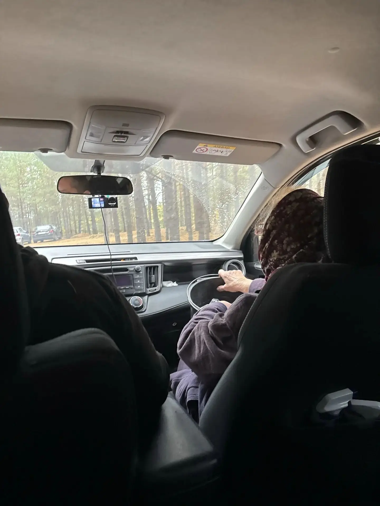 Сегодня встретили в лесу заблудившуюся бабушку, стояла и молила Бога о помощи. Довезли ...