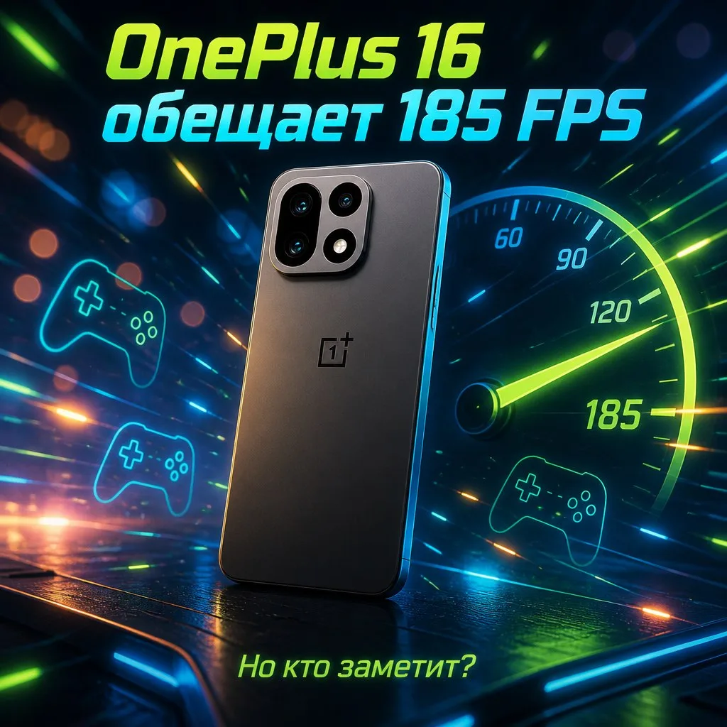 В каких играх OnePlus 16 будет выдавать 185 Гц