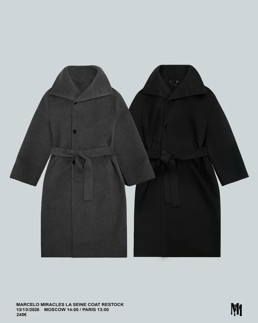 😊 Марк Родовский готовит ресток пальто MM LA SEINE COAT
