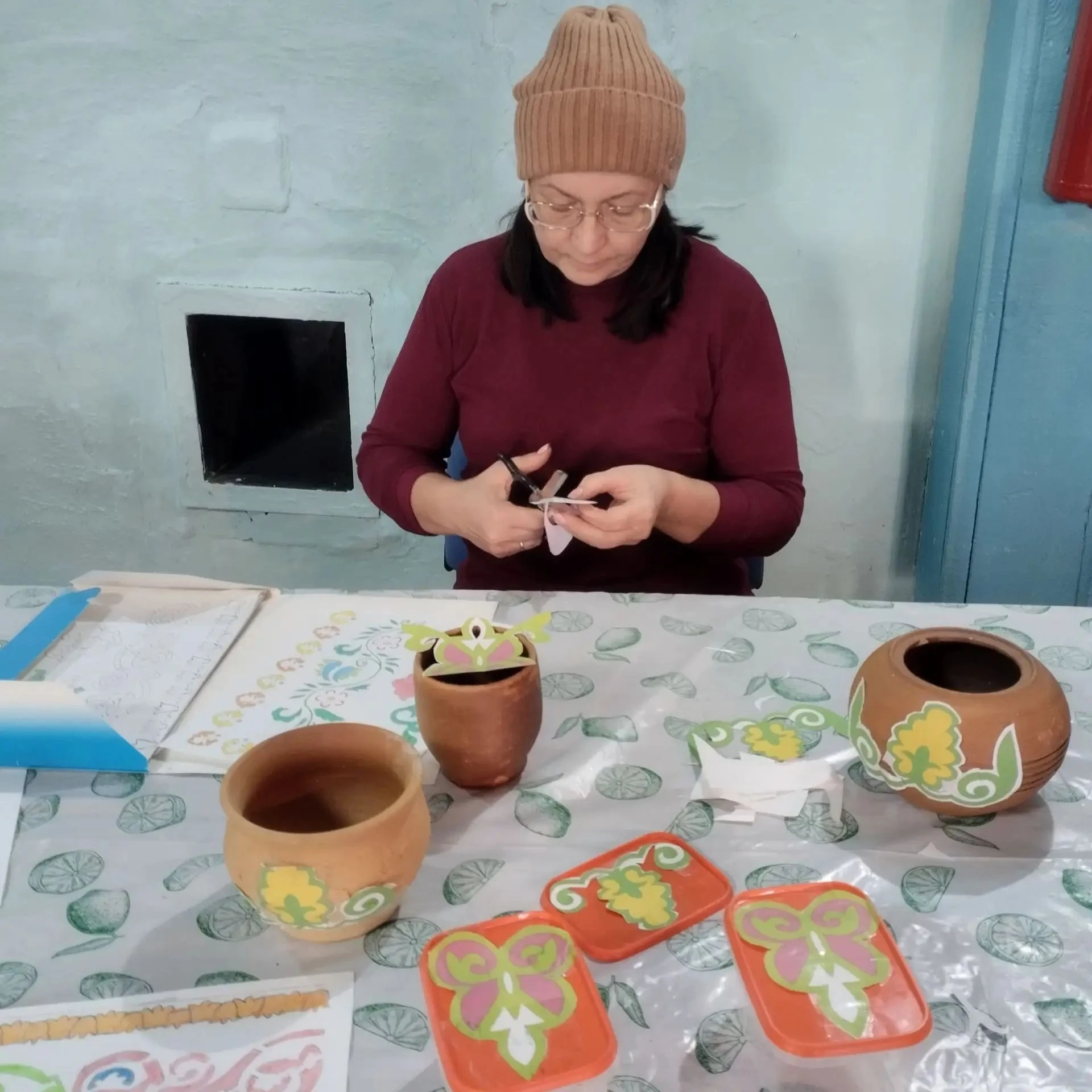 🎨 В Шулдатском сельском клубе прошёл мастер-класс «Национальный орнамент как колорит т...