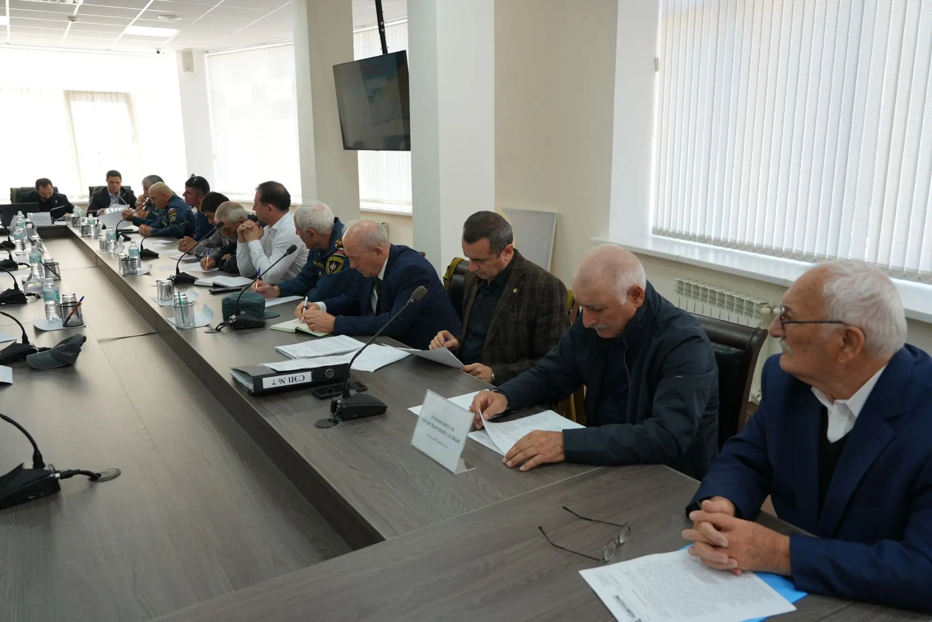 Второй день командно-штабной тренировки в Каспийске: на базе Управления ГО и ЧС прошло ...