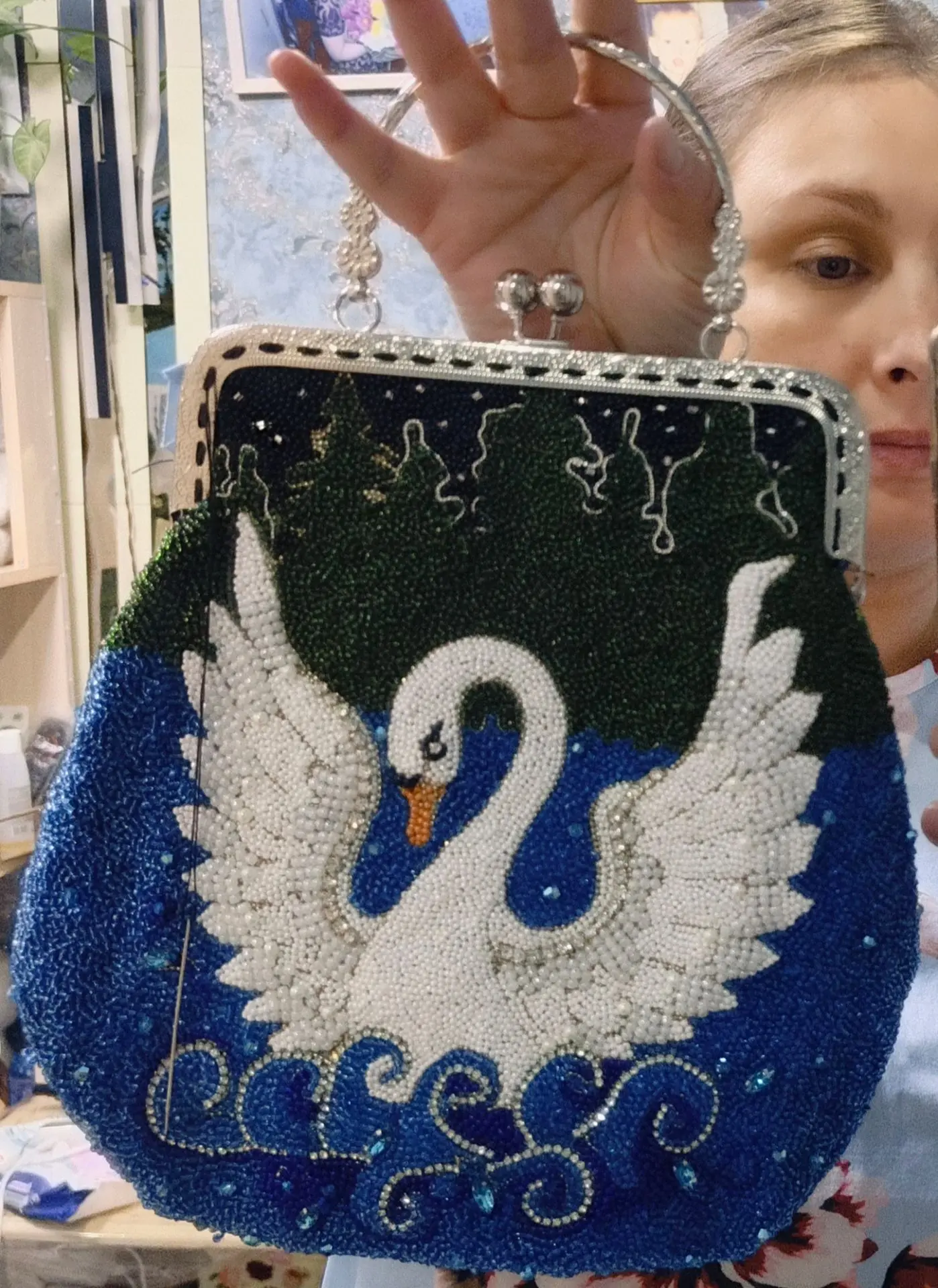 Всем привет! 👋 Сумочка почти готова,😊 остались некоторые штрихи! А пока промежуточный...