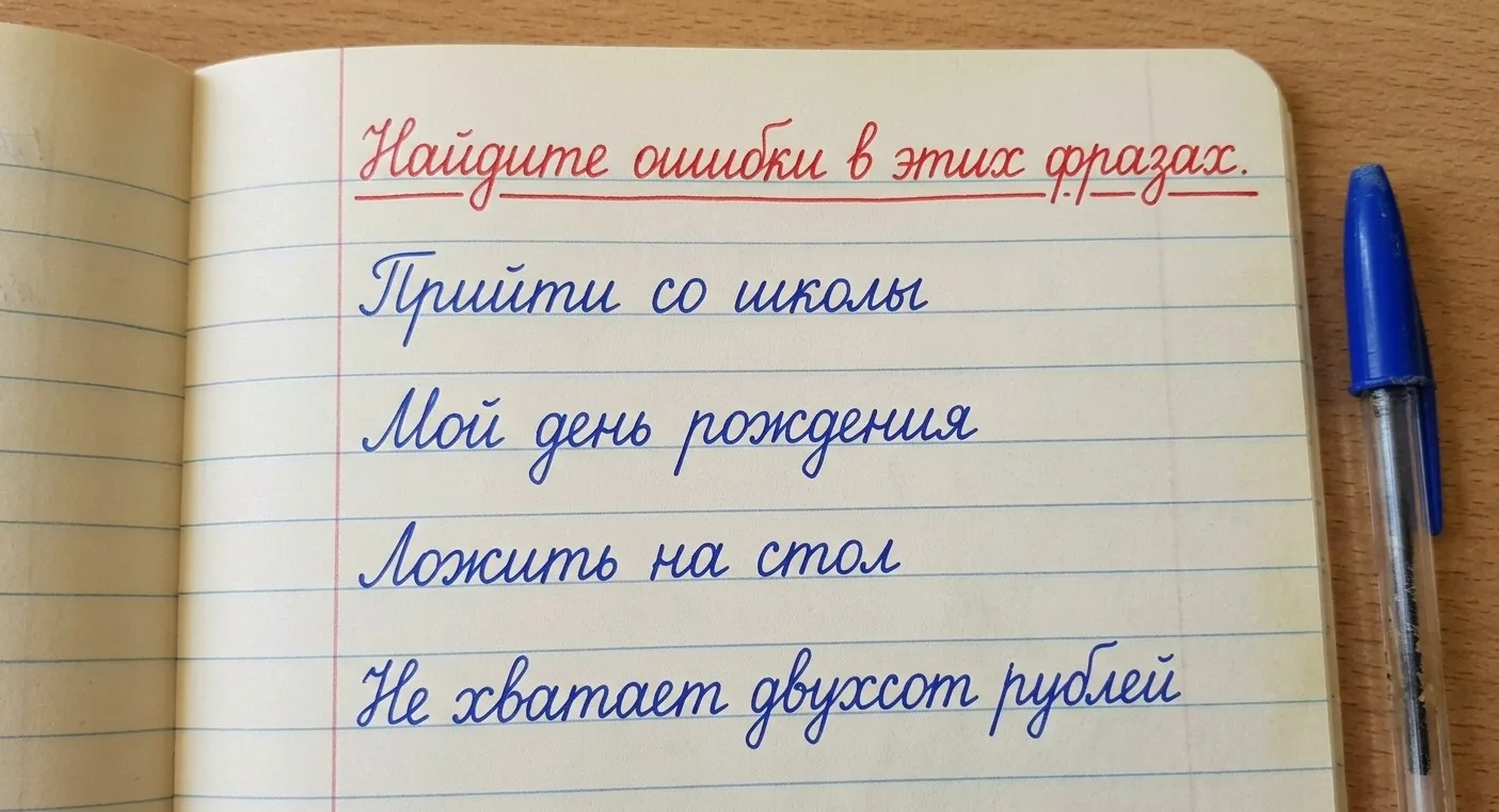 Тест на грамотность: Сможете найти ошибки в этих фразах?