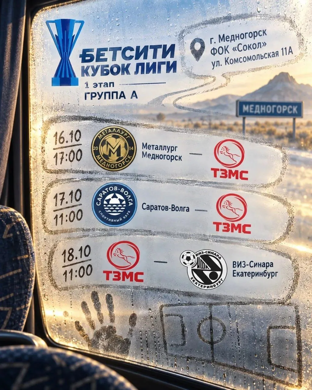 ⚽️🏆Кубковые баталии: футзальный клуб «ТЗМС» отправляется в Медногорск