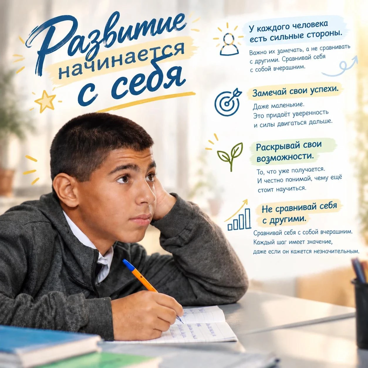 ⭐ Развитие начинается с себя
