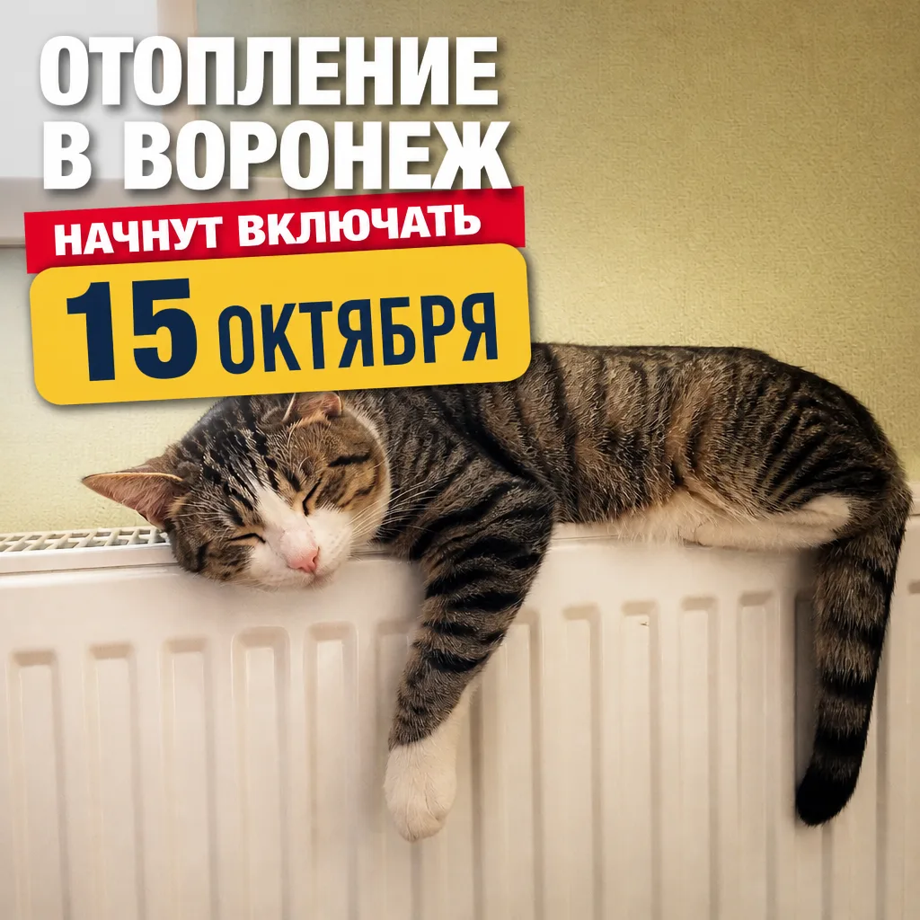 Отопительный сезон в Воронеже начнётся #15октября