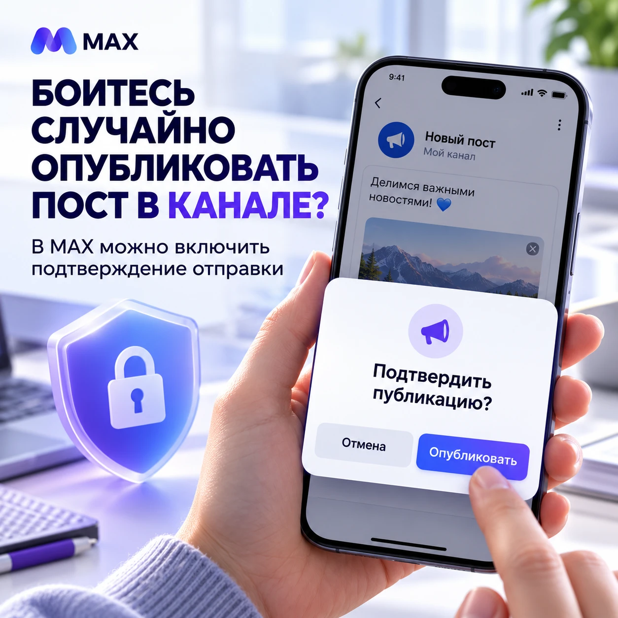 📣 БОИТЕСЬ СЛУЧАЙНО ОПУБЛИКОВАТЬ ПОСТ В КАНАЛЕ?