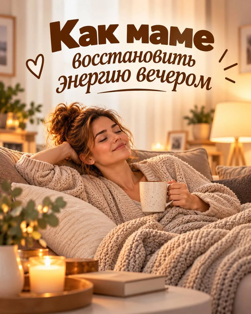 Как маме восстановиться вечером, если за день потрачены все силы?