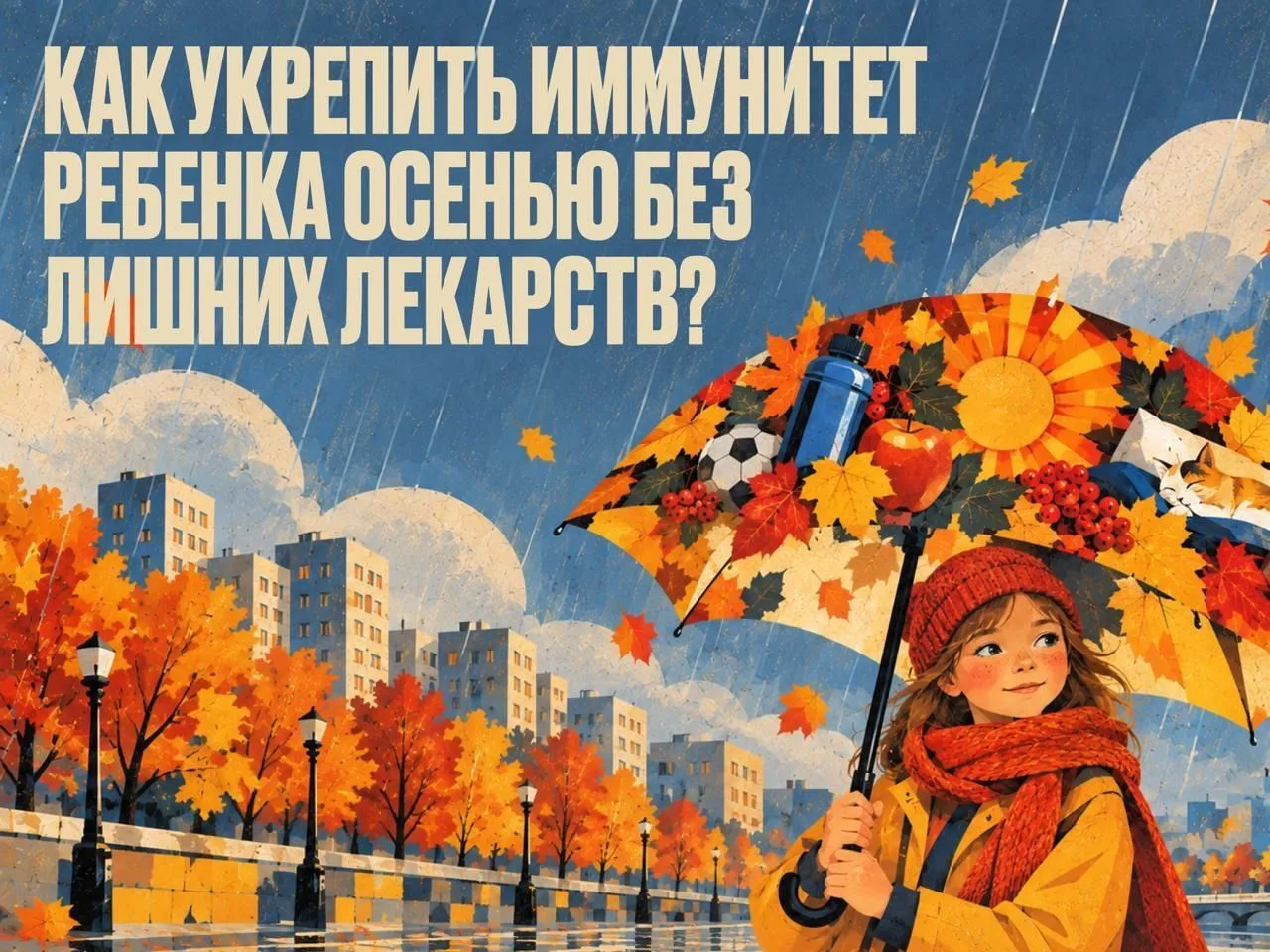 🍂 Как укрепить иммунитет ребенка осенью без лишних лекарств?