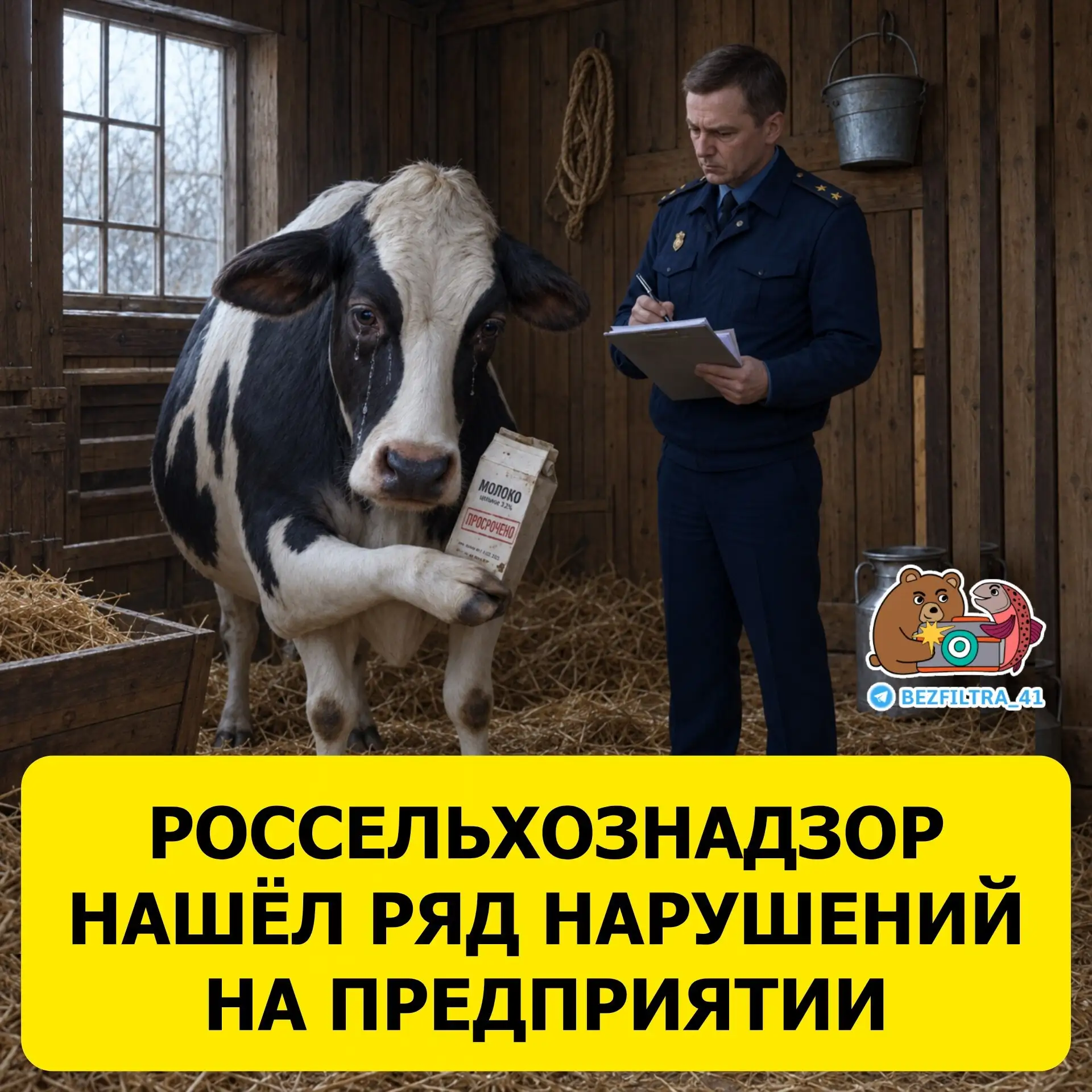 Снаружи — коровник, внутри — свинарник. Россельхознадзор нашёл ряд нарушений на камчатс...
