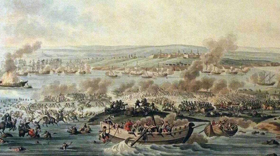 12 октября 1787 год. Русский отряд под командованием генерала А. В. Суворова разбивает ...