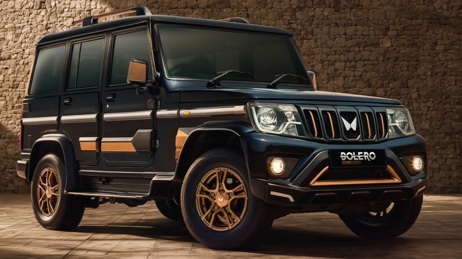 Внедорожник Mahindra Bolero получил новую версию Bold Edition с бронзовыми акцентами