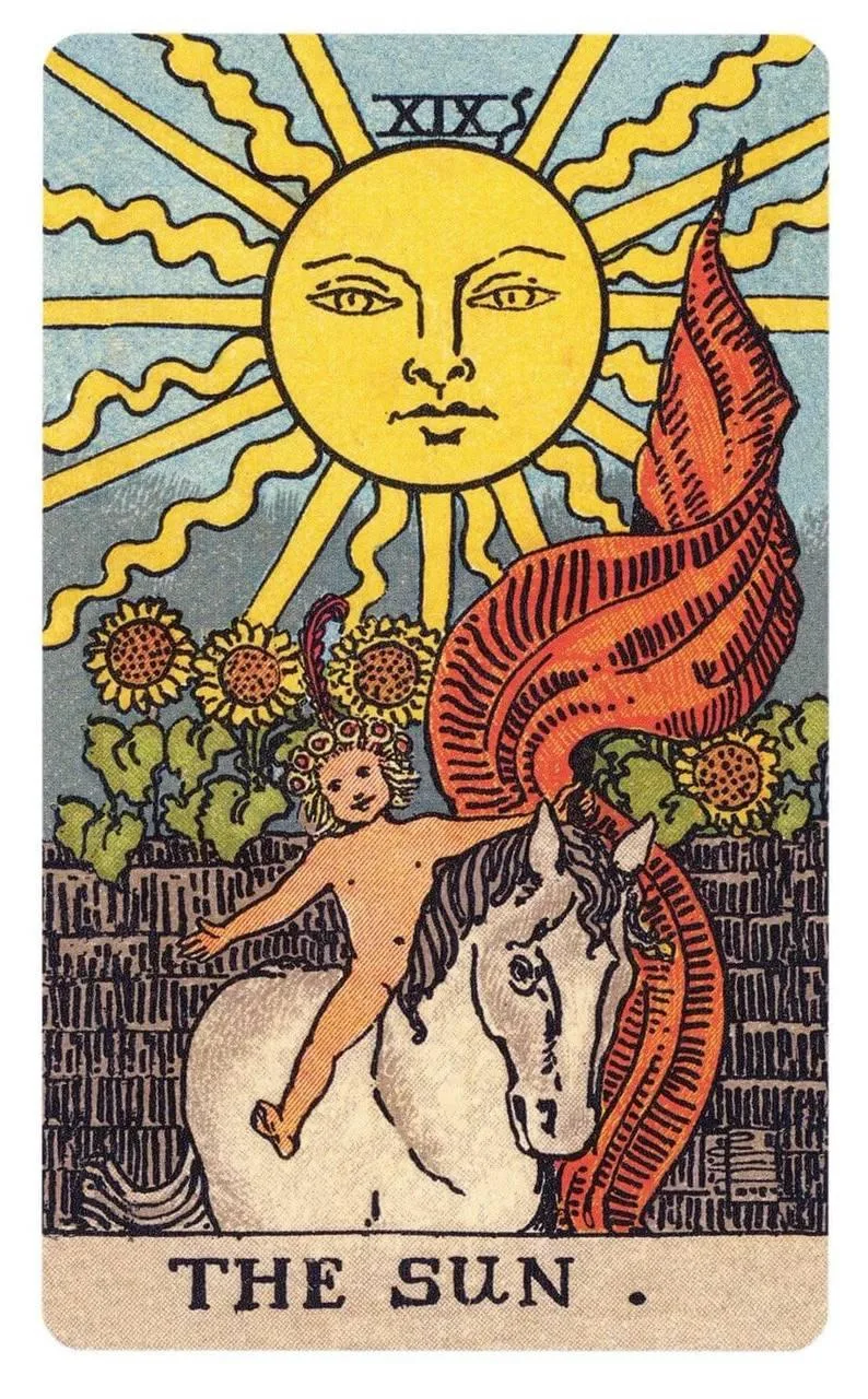Христианские символы в таро. Солнце🌞