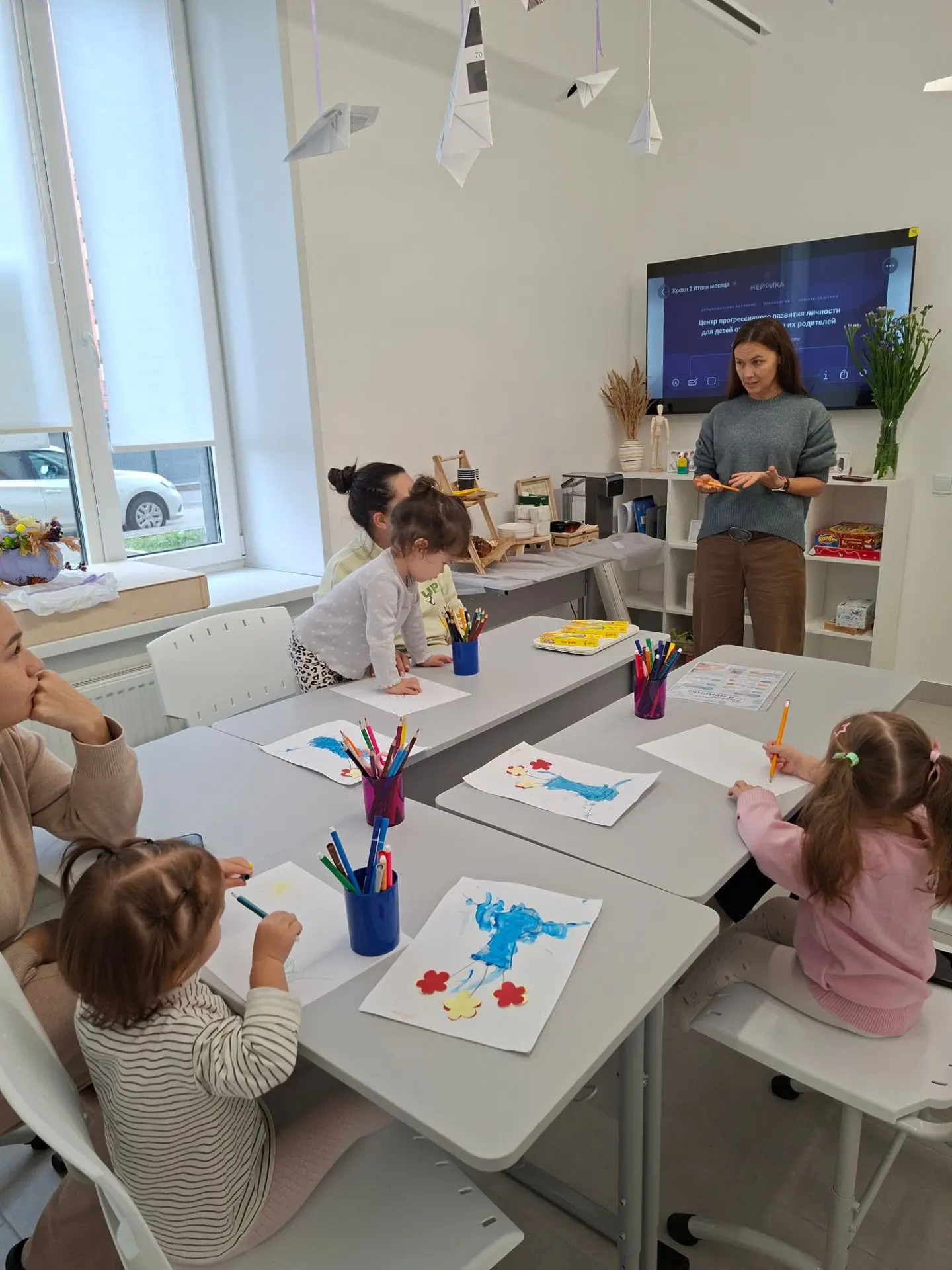 В группе «Нейро-крохи» (2 года) подвели итоги месяца.