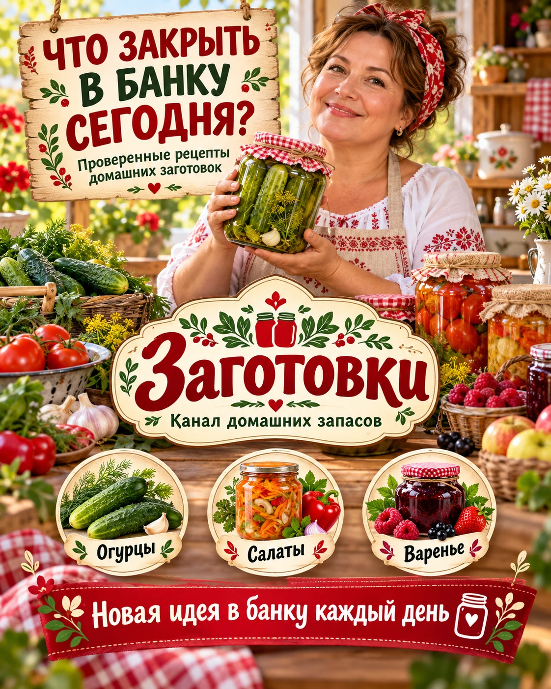 🫙 Урожай уже собран, банки стоят наготове — а вы снова думаете: что закрыть сегодня, ч...