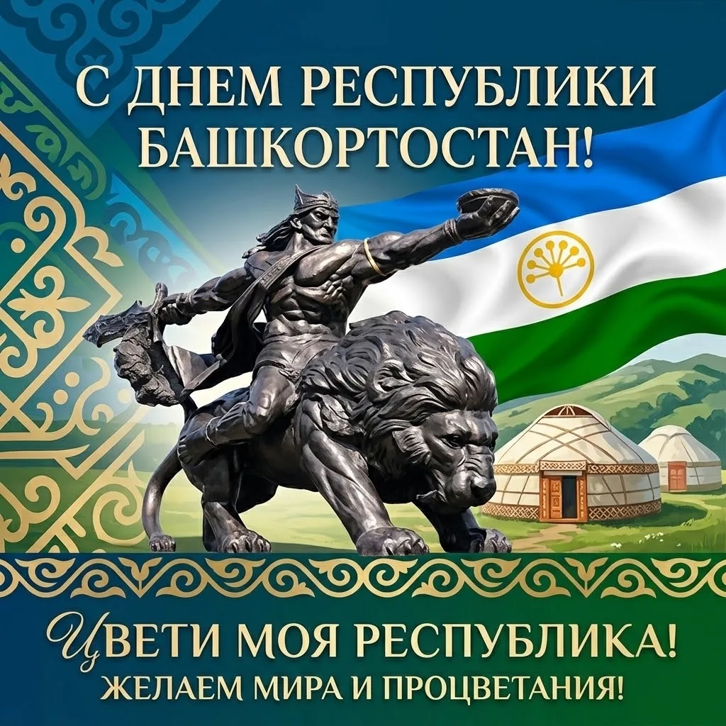 С Днём Республики Башкортостан!
