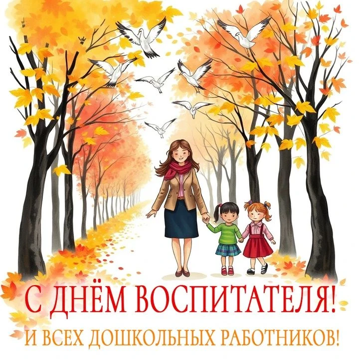 🌸 С ДНЁМ ДОШКОЛЬНОГО РАБОТНИКА! 🌸