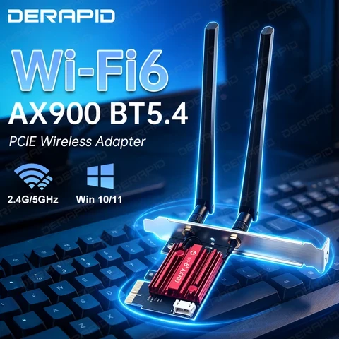 Wi-Fi 6 адаптер Fenvi AX900 для ПК