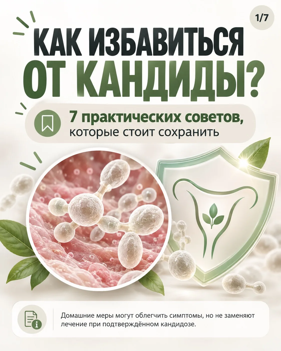 КАК ИЗБАВИТЬСЯ ОТ КАНДИДЫ? 7 ПРАКТИЧЕСКИХ СОВЕТОВ, КОТОРЫЕ СТОИТ СОХРАНИТЬ