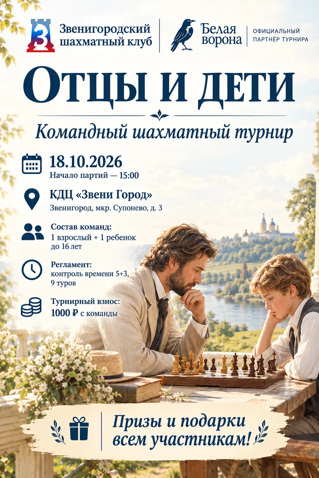 Друзья! Публикуем обновленную афишу турнира «Отцы и Дети», который пройдет 18 октября. ...