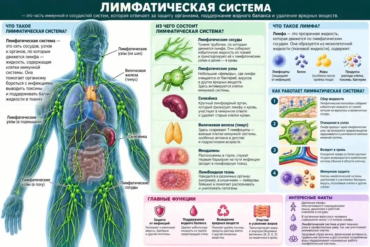 Лимфатическая система - красивая сложная история в нашем организме. Важная его часть, о...