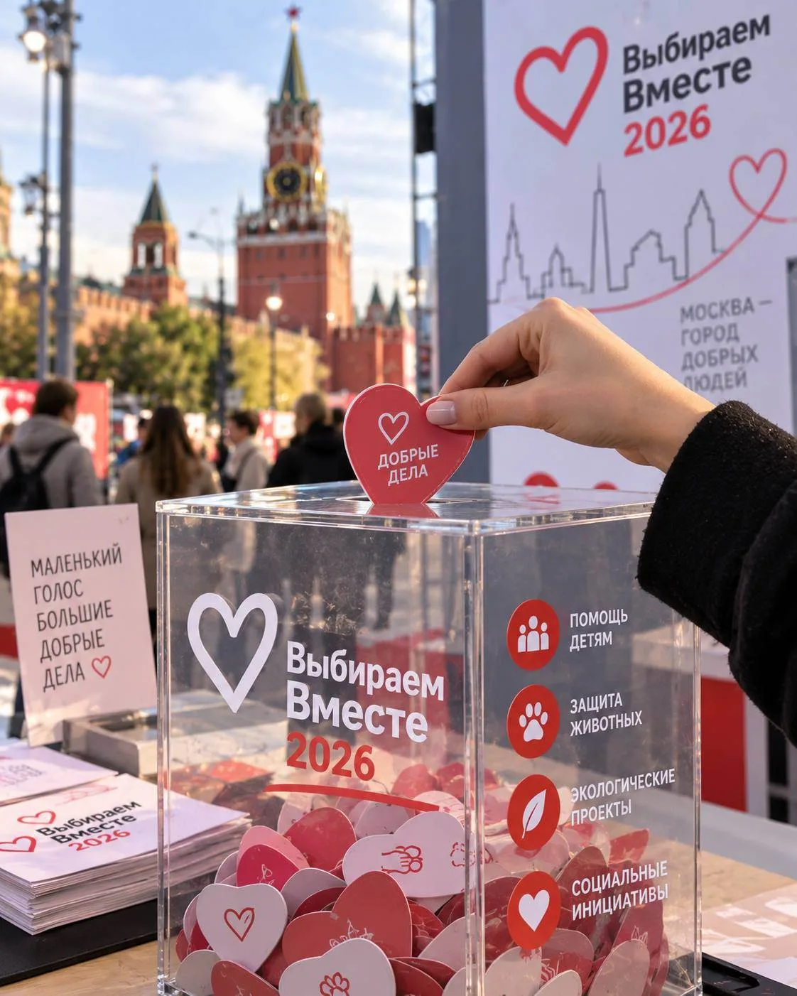 🏃 Москва — жители превратили участие в городском голосовании в помощь другим