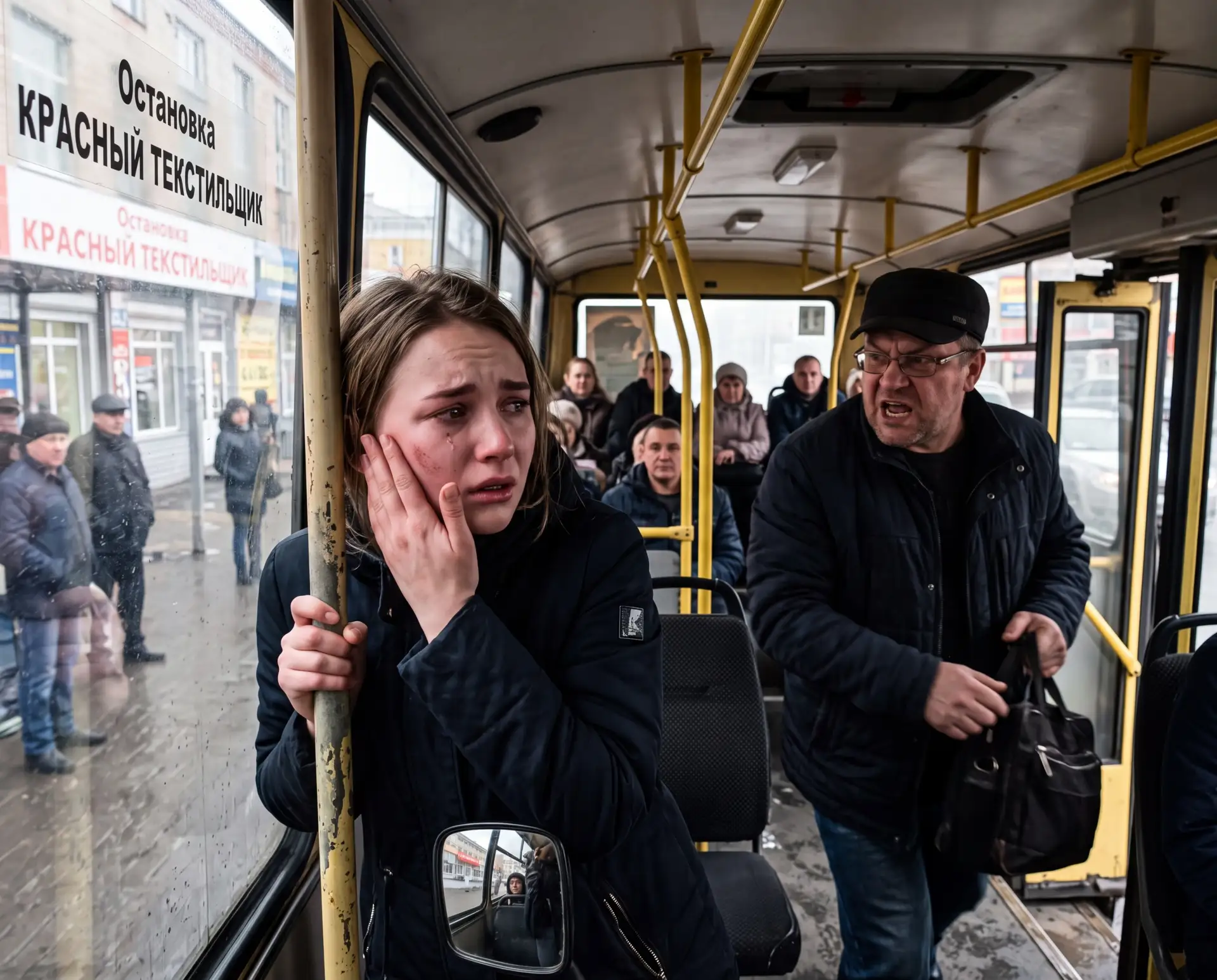 ⚠️В Барнауле мужчина приставал к девушке в автобусе и дважды ударил ее по лицу