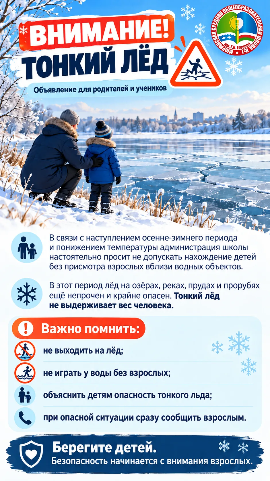 ❄️ Уважаемые родители, дорогие ребята!