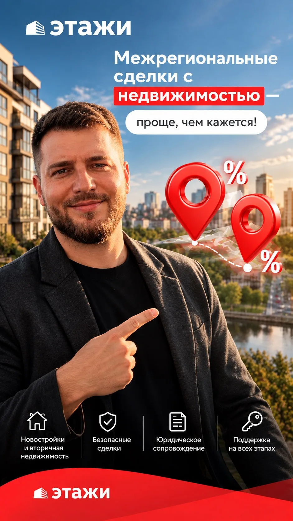 Немного о межрегиональных сделок в компании ЭТАЖИ