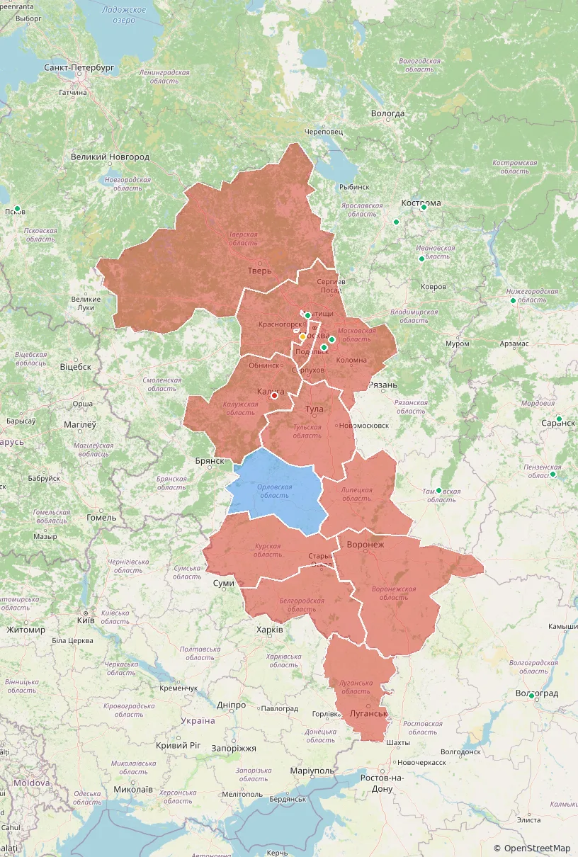 🚨 Карта обстановки 🔄 Обновляется при изменениях.