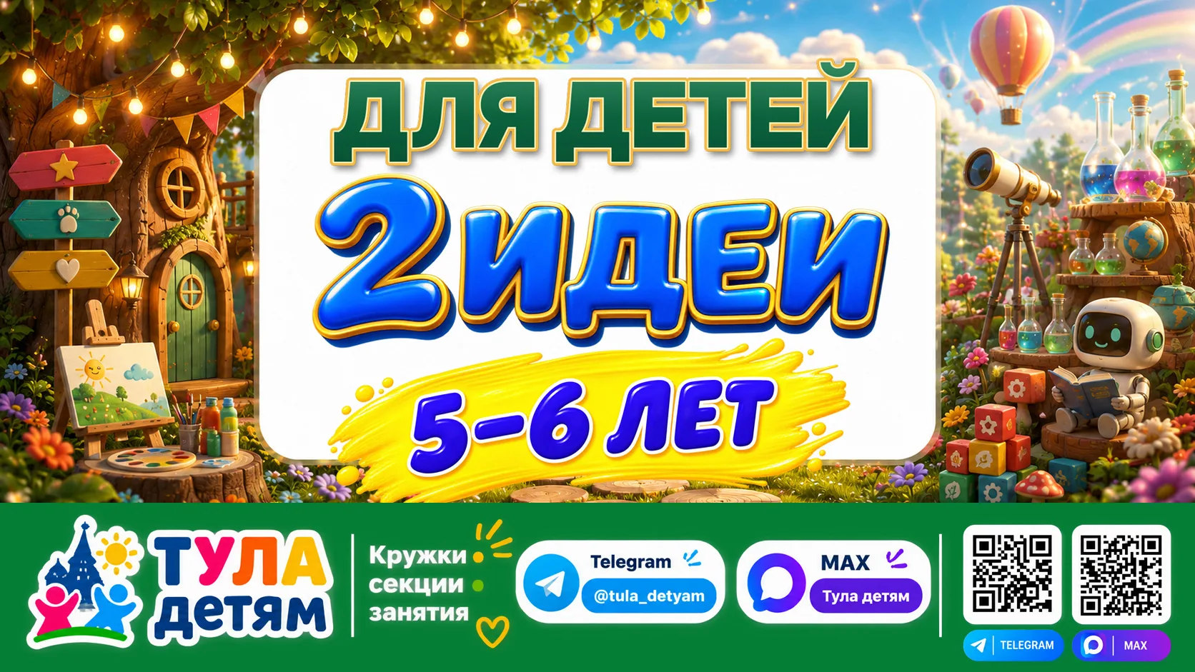 👧 2 идеи для ребёнка 5–6 лет