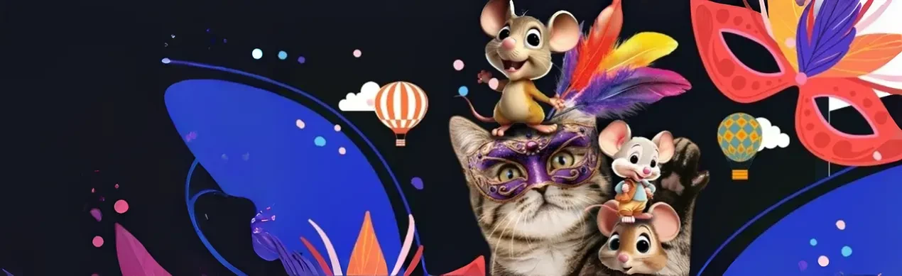 Маскарад котов и мышей 🐈‍⬛🐭