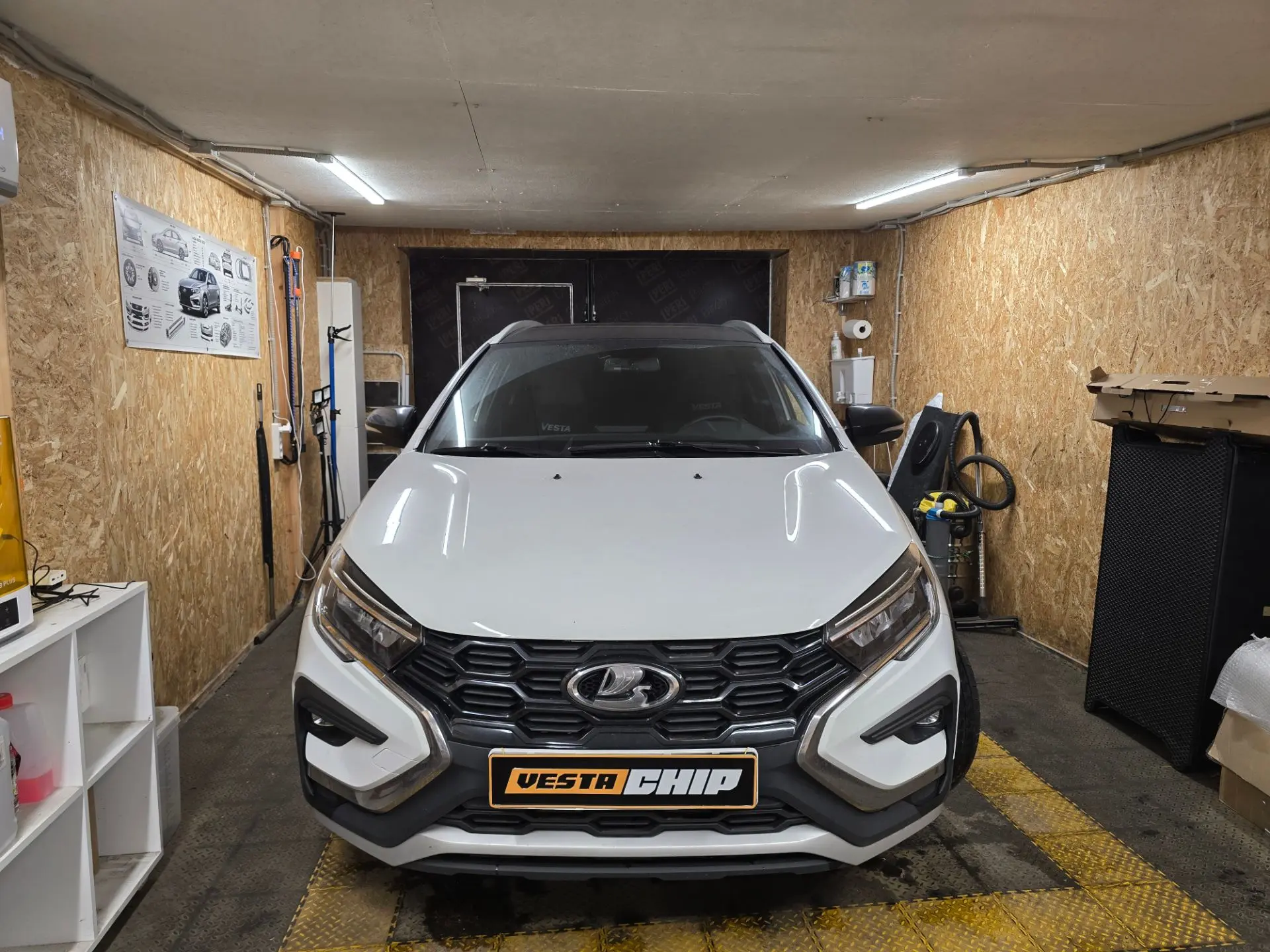 Lada Vesta NG 1.8 CVT на комплексе доработок.