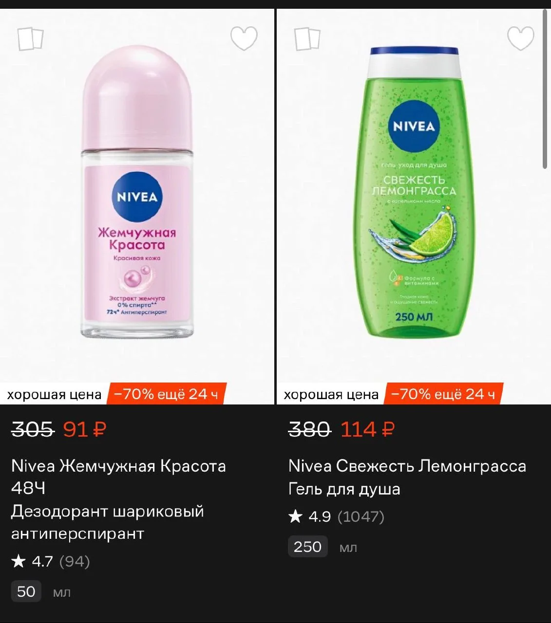👢 Дезодорант антиперспирант Nivea
