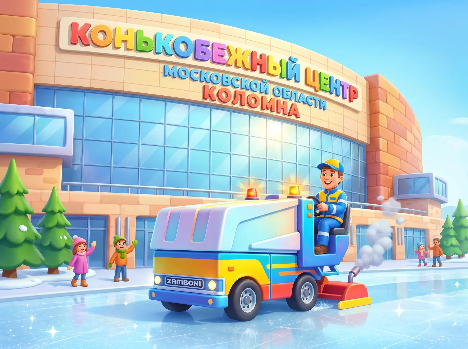 Коломна. Машинист льдоуборочного комбайна