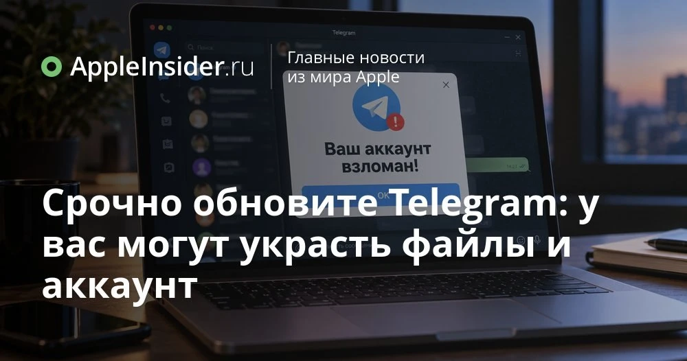 Опасная уязвимость в Telegram Desktop: что происходит с вашим аккаунтом и файлами на ко...