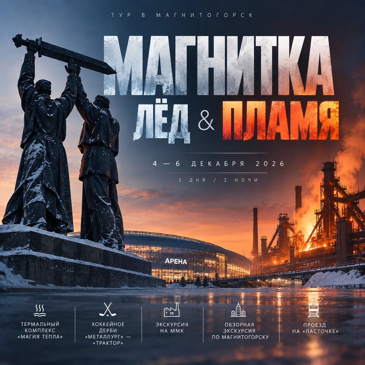🔥 «МАГНИТКА: ЛЁД & ПЛАМЯ»