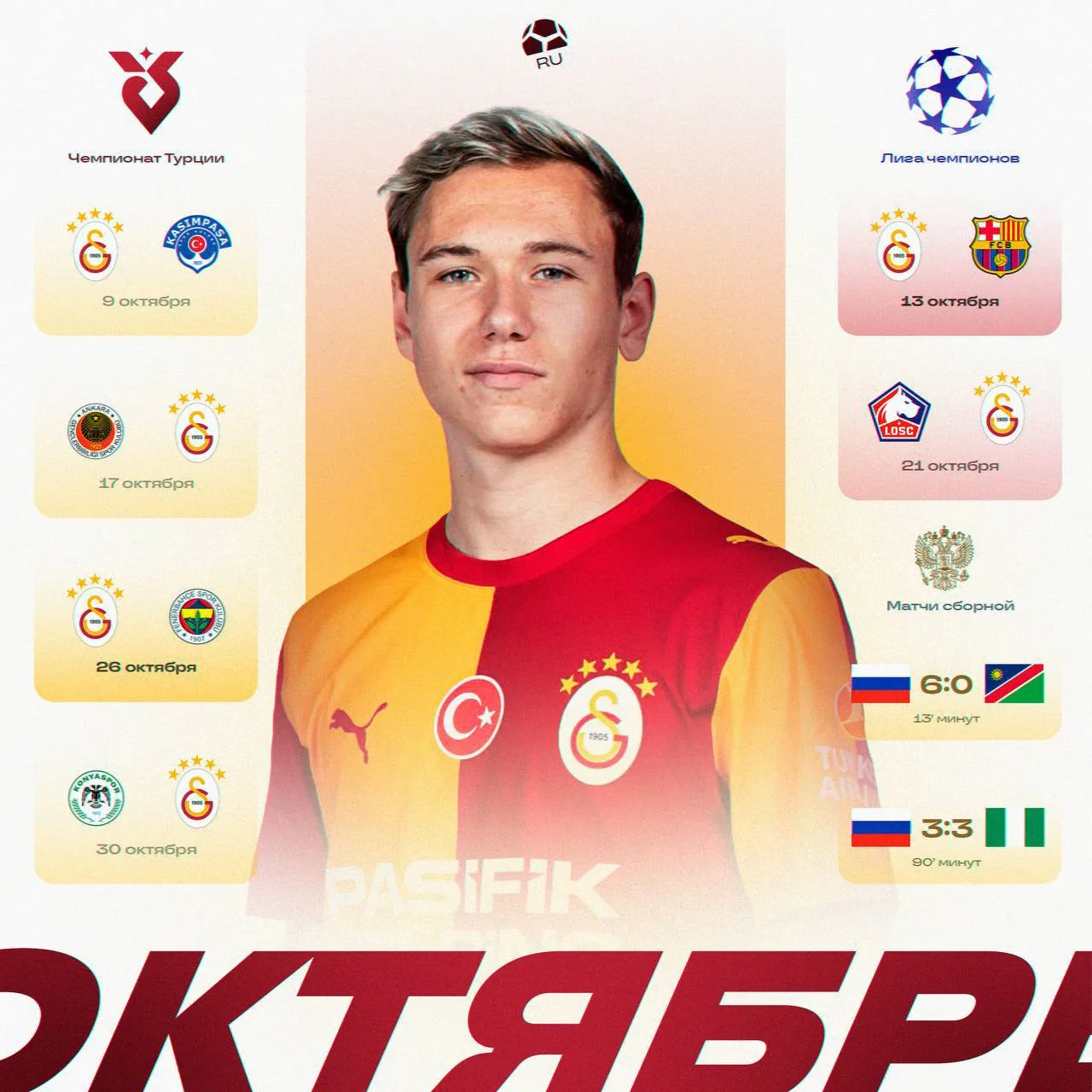 🇪🇸 х 🇹🇷 «Барселона» дома и дерби с «Фенербахче». Дикий график Батракова в октябре