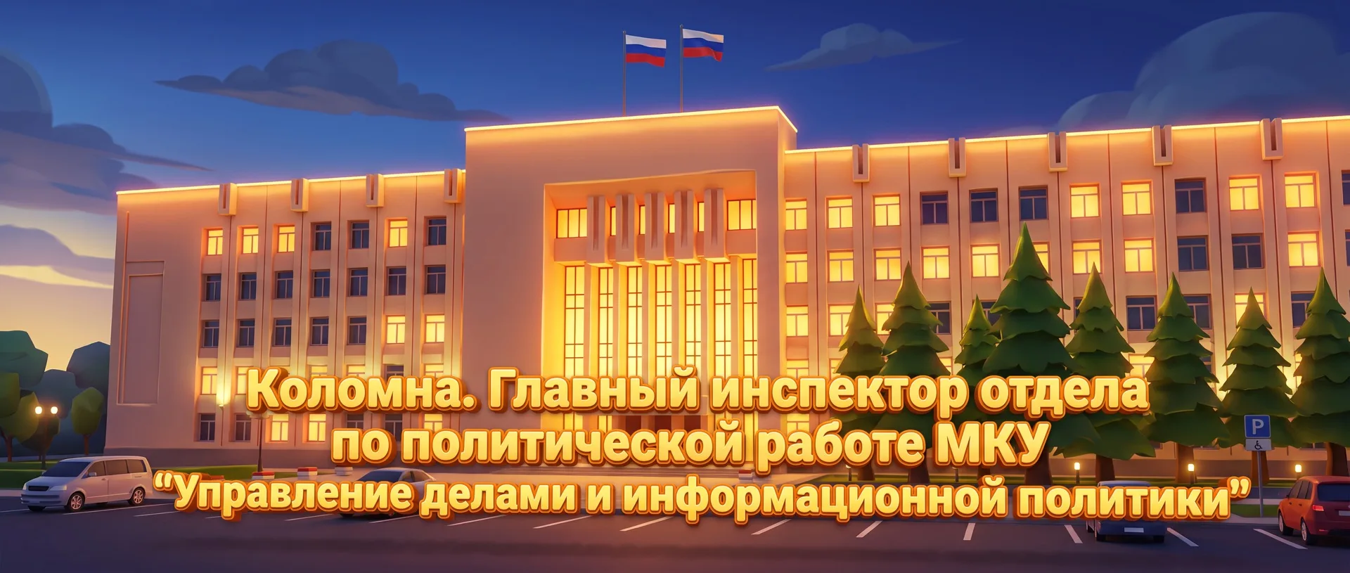 Коломна. Главный инспектор отдела по политической работе МКУ "Управление делами и инфор...