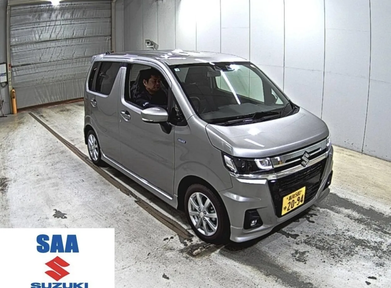 🚙 Suzuki wagon R custom Z из Японии 🇯🇵 Hybrit