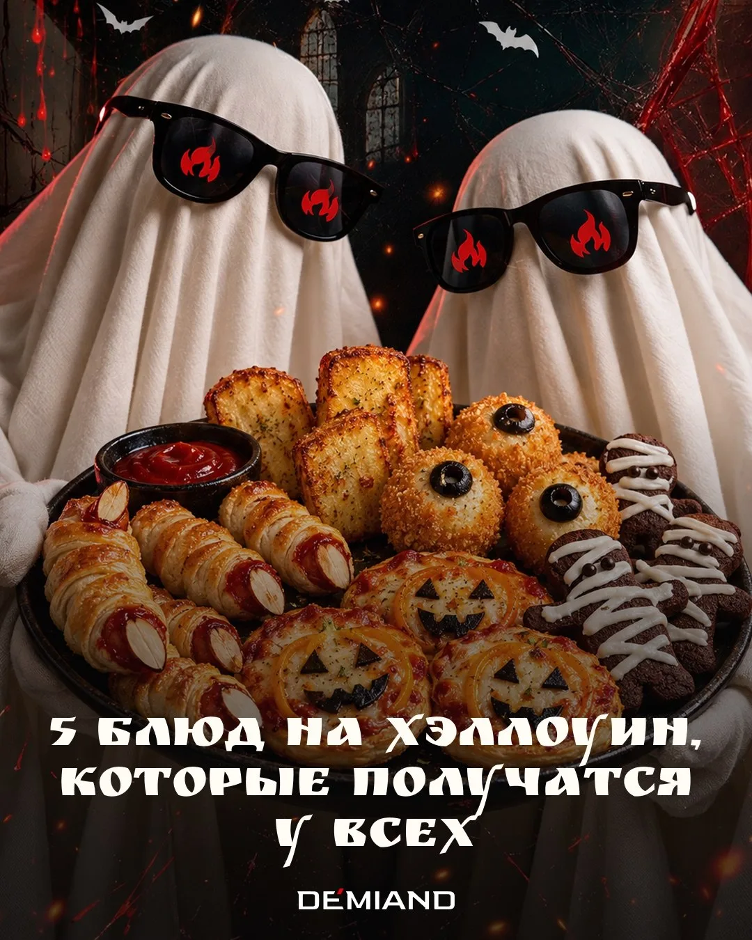 Что приготовить в аэрогриле на Хэллоуин: 5 простых и страшно вкусных блюд 🎃👻