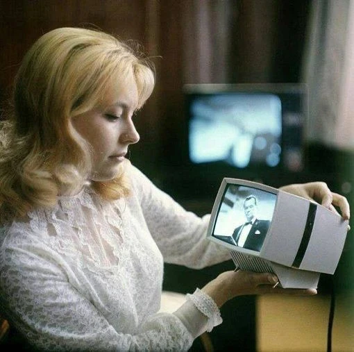 Портативная телеприставка Квант, выпущенная Львовским заводом кинескопов в 1970-х годах.