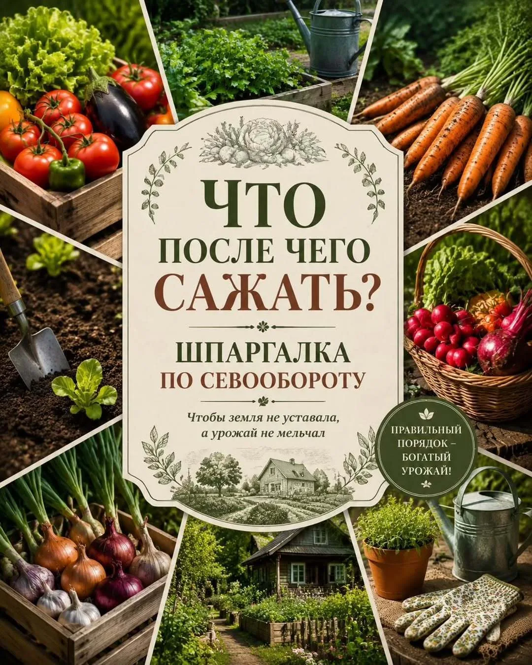 Что после чего сажать? Сохраните эту шпаргалку, чтобы не гадать!