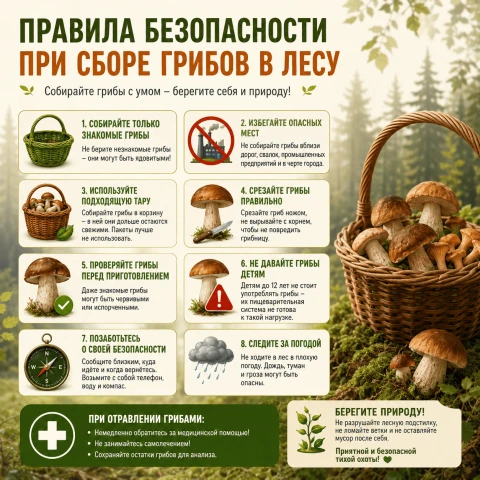 🍄 Тихая охота: как не стать пациентом инфекционки