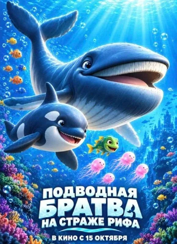 Дарим 2 билета на мультфильм «Подводная братва. На страже рифа» (6+)